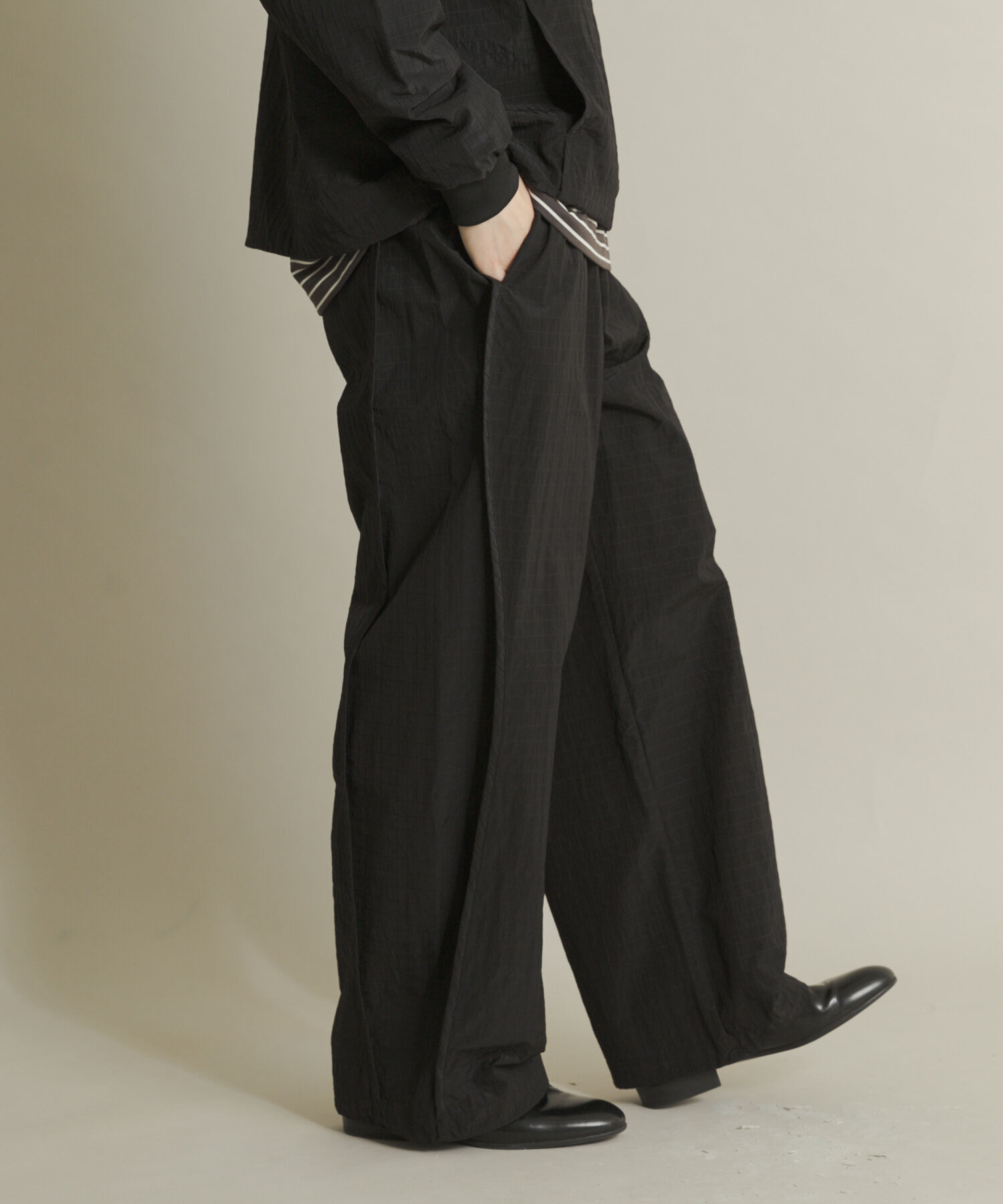 SENSE OF PLACE by URBAN RESEARCH「リップストップナイロンワイドスラックス」|その他|