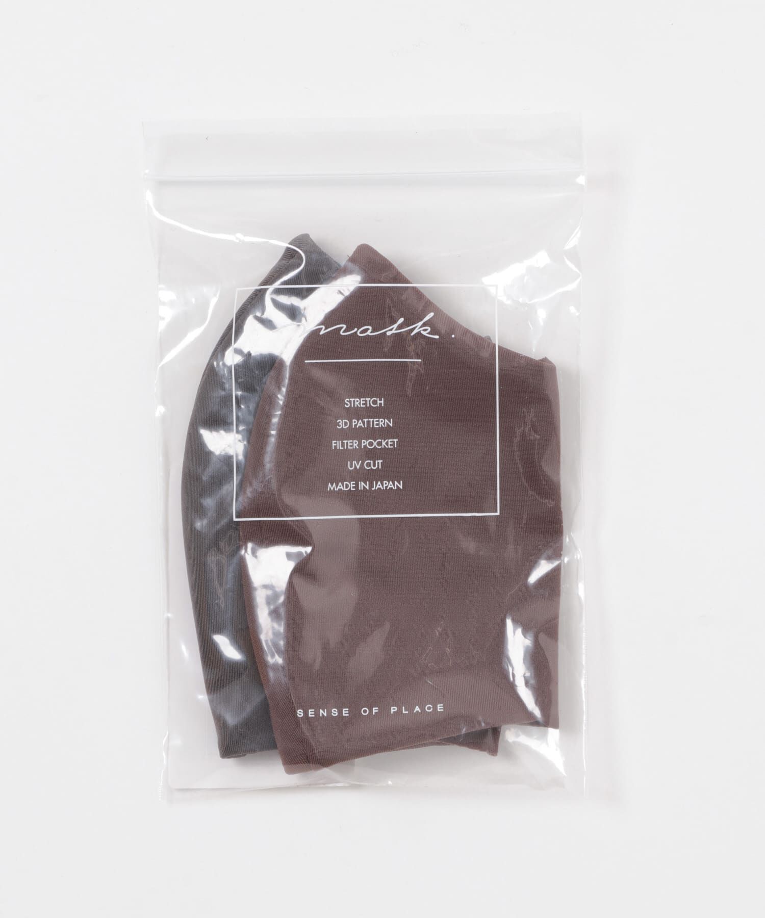 SENSE OF PLACE by URBAN RESEARCH「UVカットストレッチマスク」|その他|グレー系その他