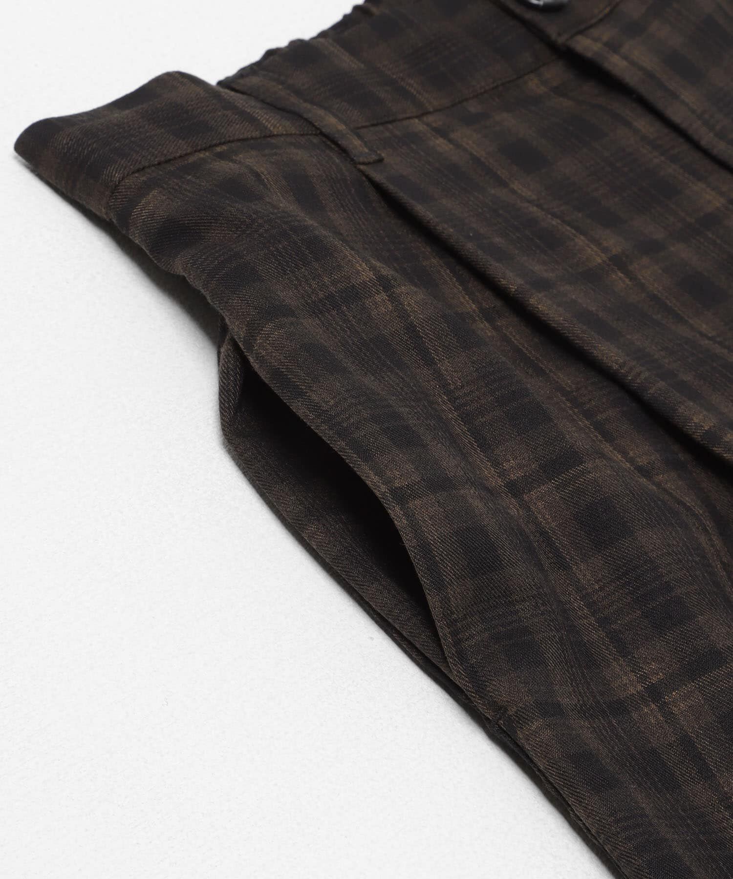 SENSE OF PLACE by URBAN RESEARCH「チェックバレルレッグワイドパンツ」|その他|