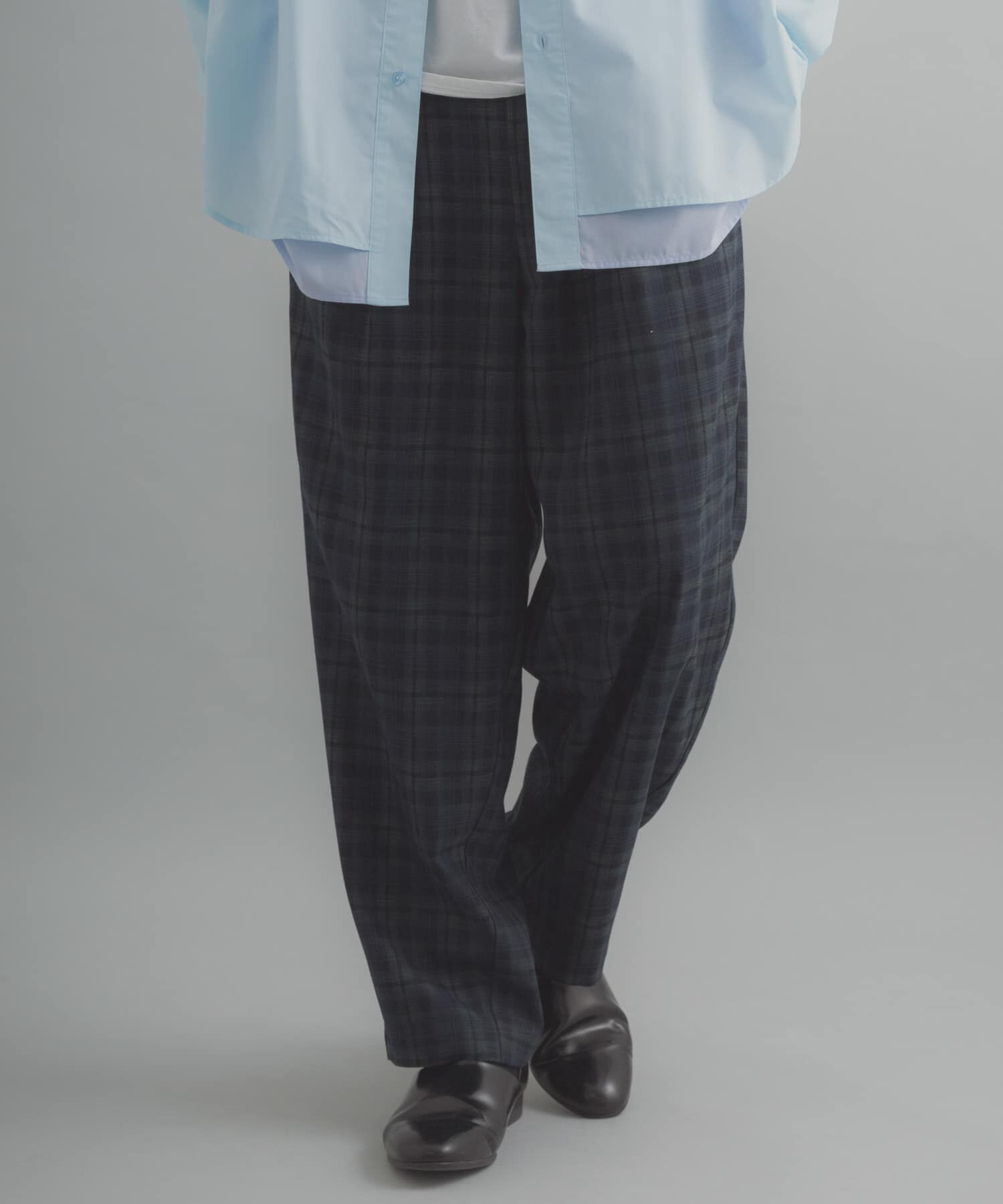 SENSE OF PLACE by URBAN RESEARCH「チェックバレルレッグワイドパンツ」|その他|