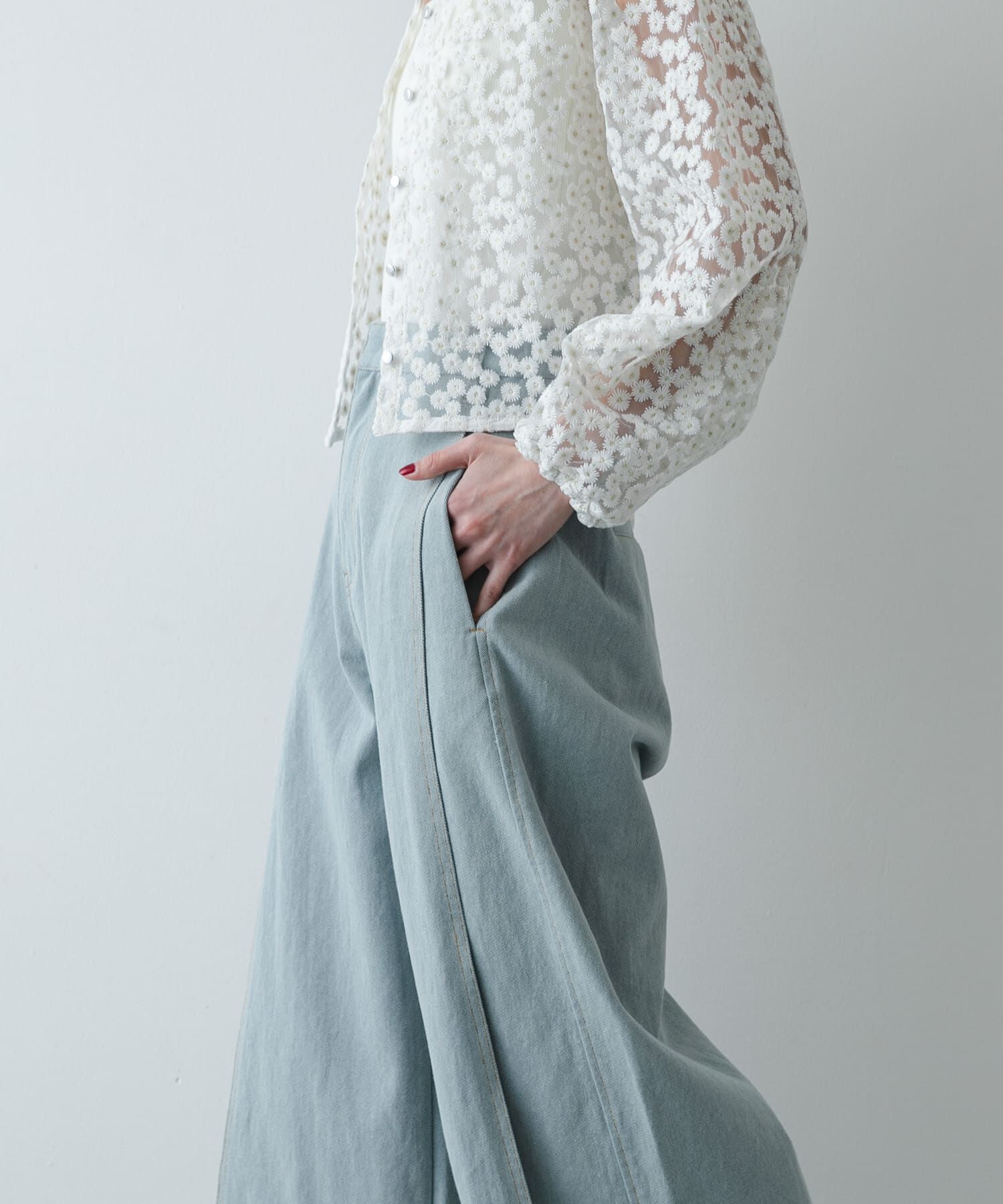 SENSE OF PLACE by URBAN RESEARCH「デニムライクスラックス」|デニム|