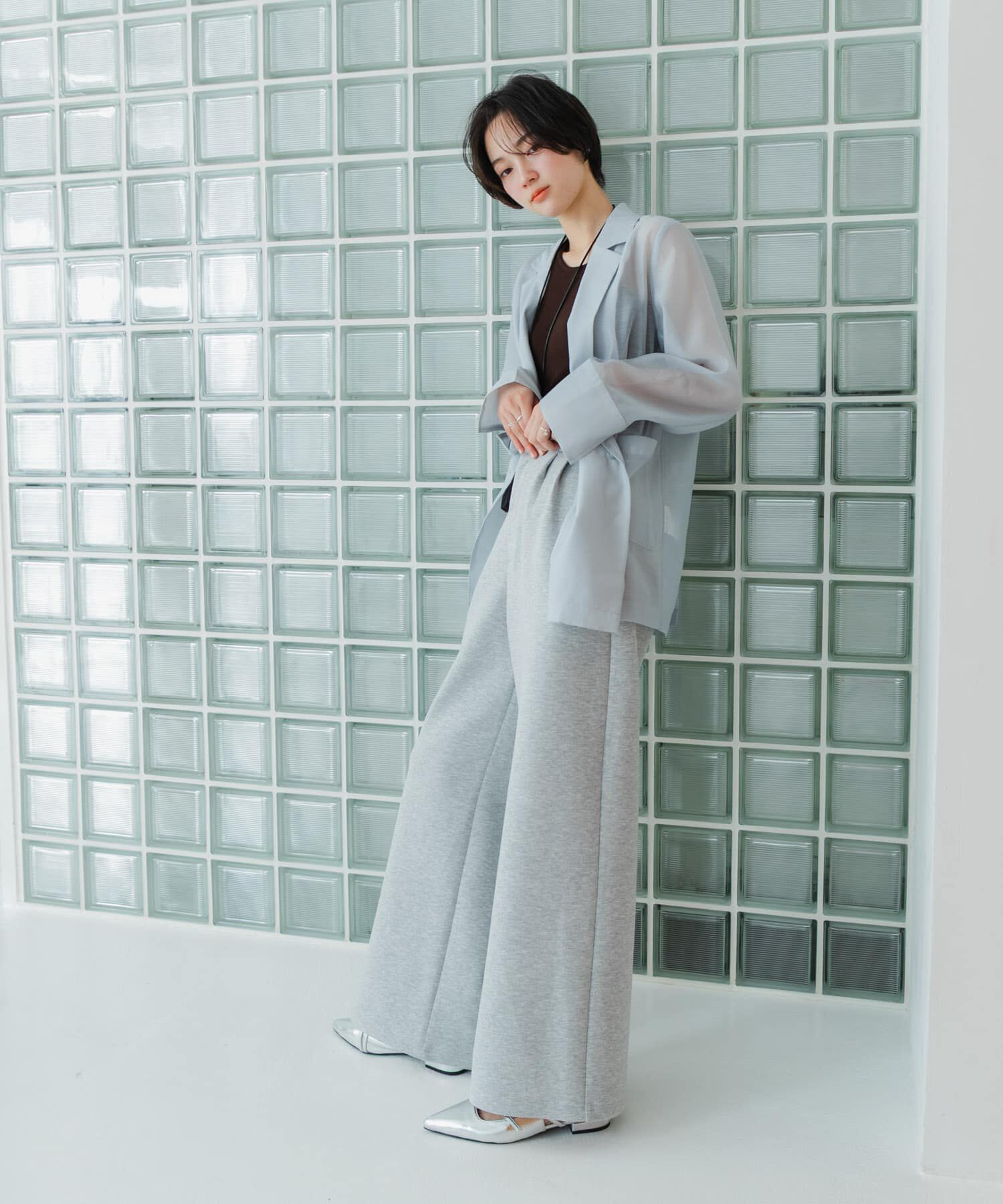 SENSE OF PLACE by URBAN RESEARCH「アシメネックカップツキキャミソール」|キャミソール|