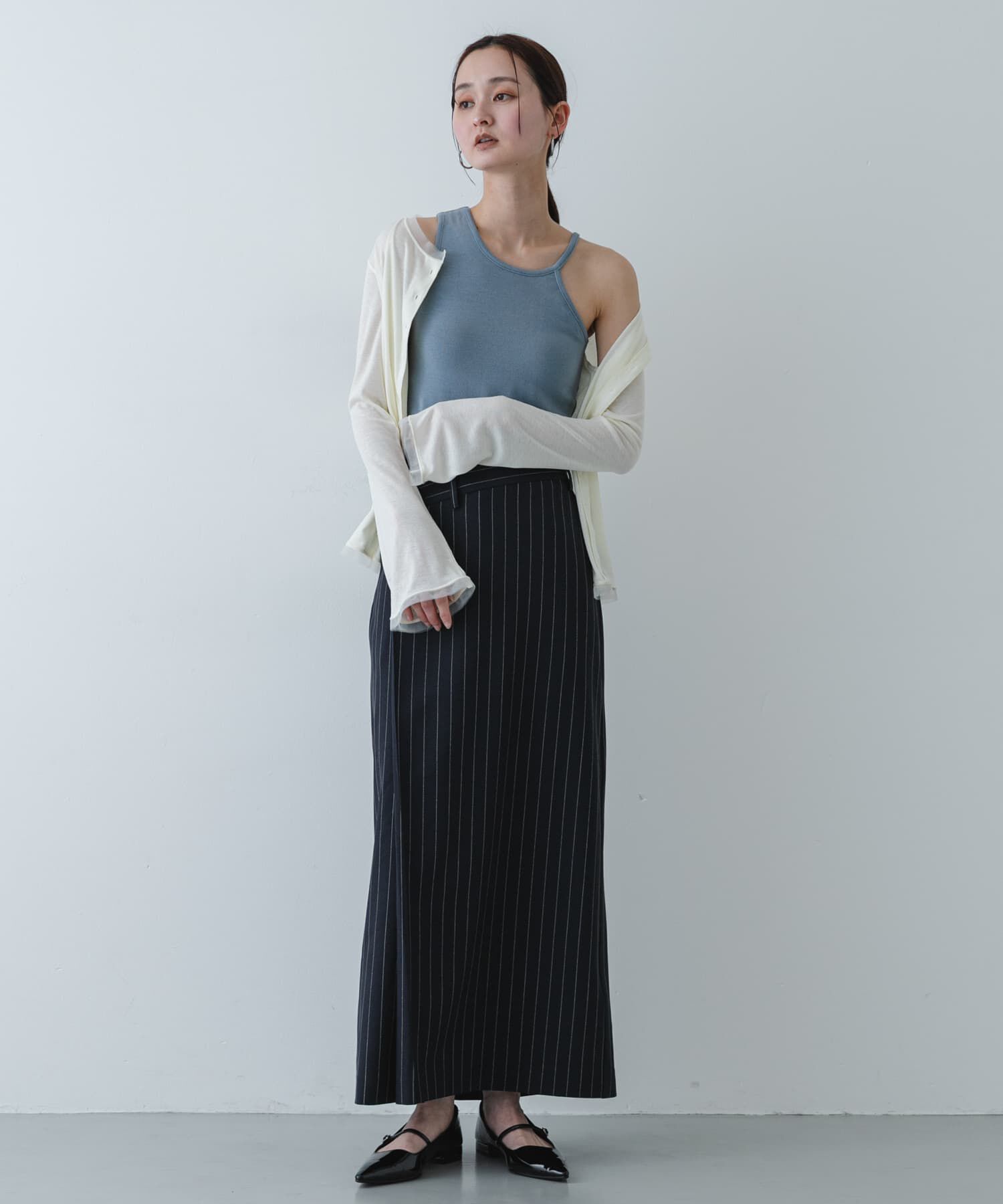 SENSE OF PLACE by URBAN RESEARCH「アシメネックカップツキキャミソール」|キャミソール|