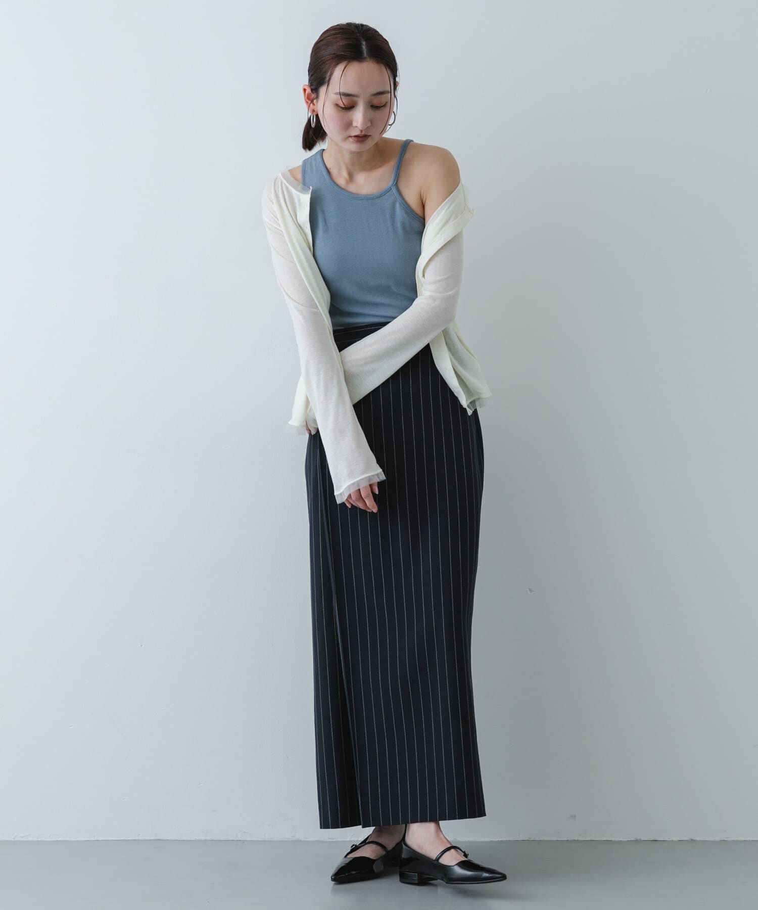 SENSE OF PLACE by URBAN RESEARCH「アシメネックカップツキキャミソール」|キャミソール|