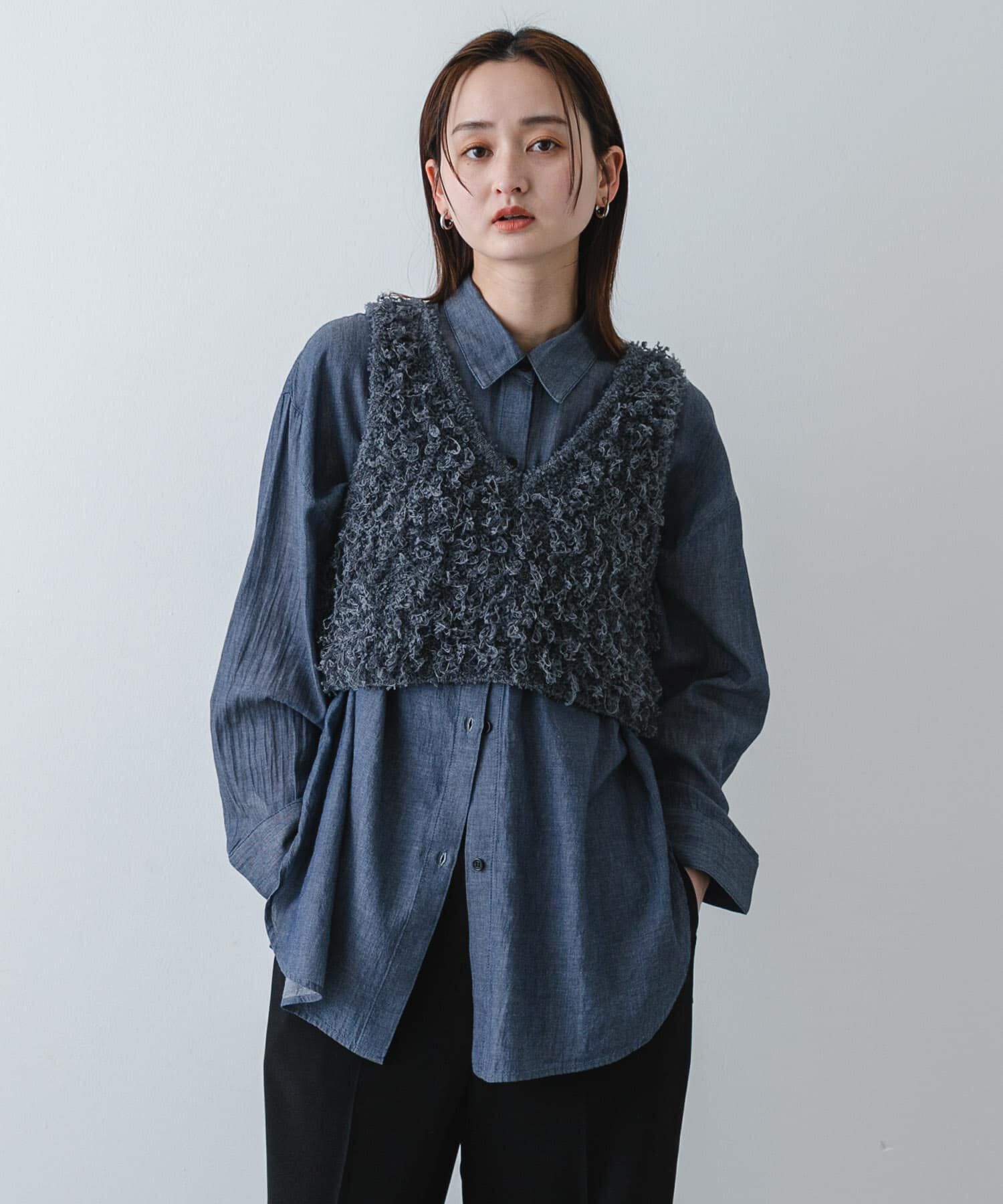 SENSE OF PLACE by URBAN RESEARCH「ポケットツキシアーデニムシャツ」|シャツ・ブラウス|