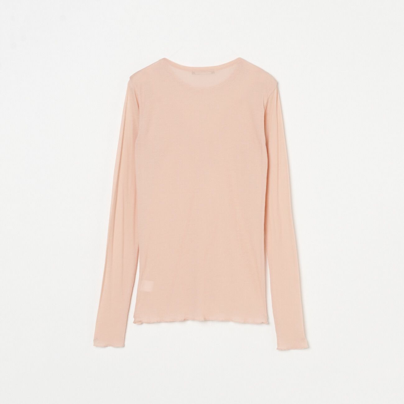 HELIOPOLE「HELIOPOLE 【smooth skin series】SHEER RIB JERSEY CREW」|Tシャツ・カットソー|