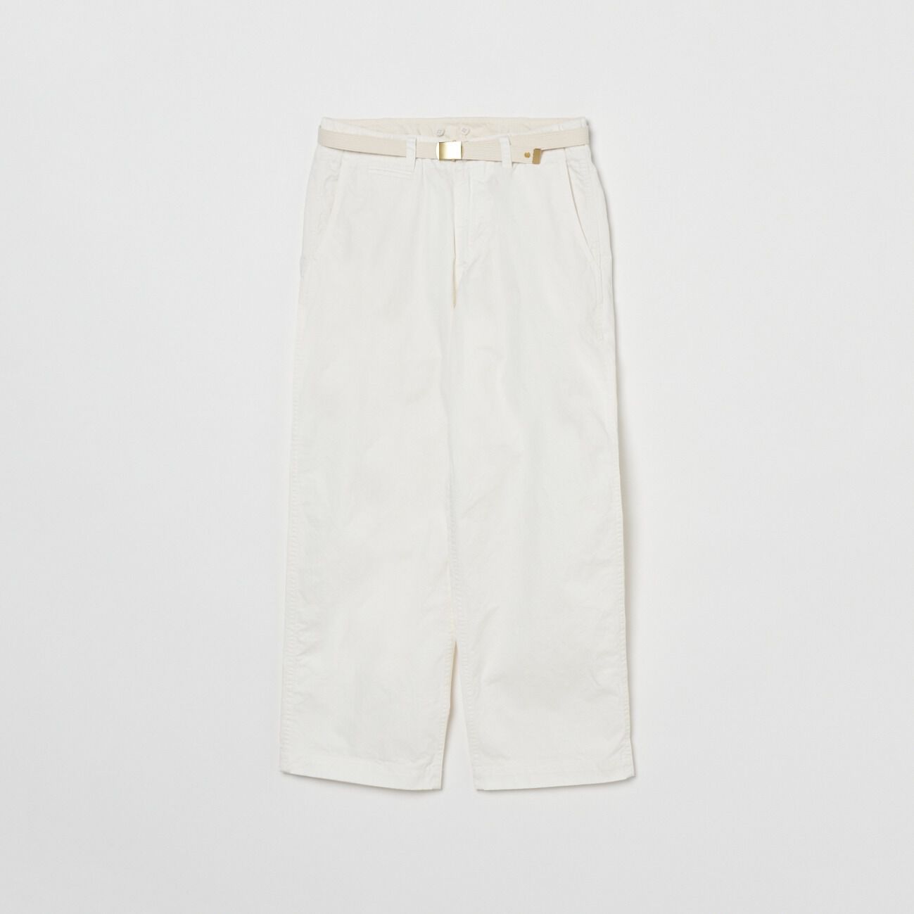  「MASTER&Co.         CHINO BELT PANTS」|チノ|ホワイト