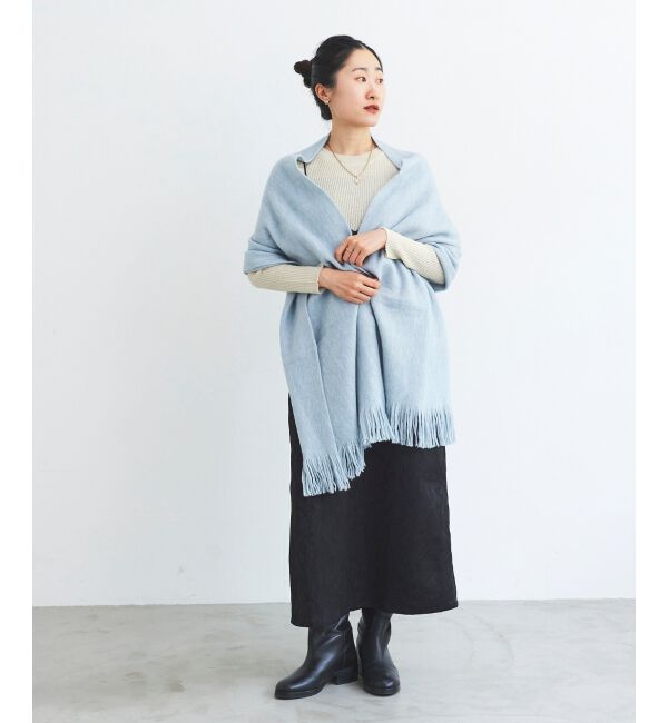le.coeur blanc「シャギーカラーストール」|ストール|