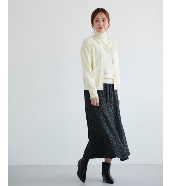 le.coeur blanc「フラワージャガードマーメイドスカート」|スカート|