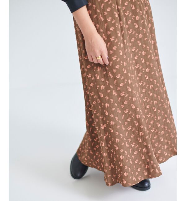 le.coeur blanc「フラワージャガードマーメイドスカート」|スカート|