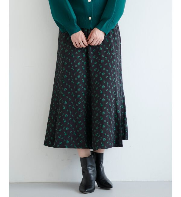 le.coeur blanc「フラワージャガードマーメイドスカート」|スカート|