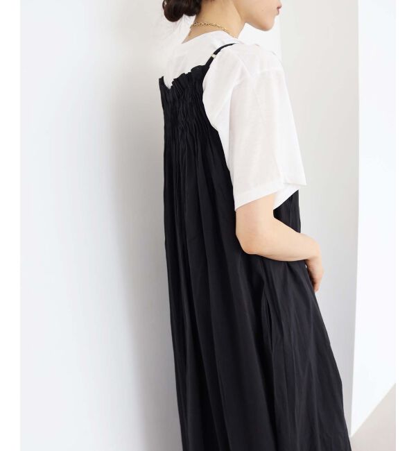 le.coeur blanc「《手洗い可能》TORRAZZO DONNA キャミロングワンピ」|ワンピース|