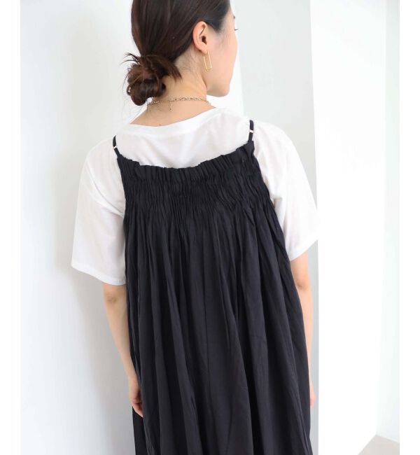 le.coeur blanc「《手洗い可能》TORRAZZO DONNA キャミロングワンピ」|ワンピース|