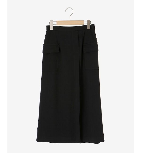 le.coeur blanc「《手洗い可能》カーゴポケットラップライクスカート」|スカート|