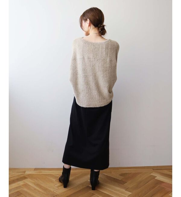 le.coeur blanc「《手洗い可能》カーゴポケットラップライクスカート」|スカート|