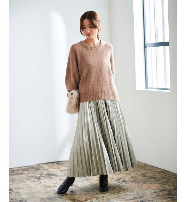 le.coeur blanc「プリーツロングスカート」|スカート|