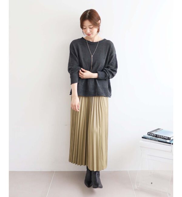 le.coeur blanc「プリーツロングスカート」|スカート|