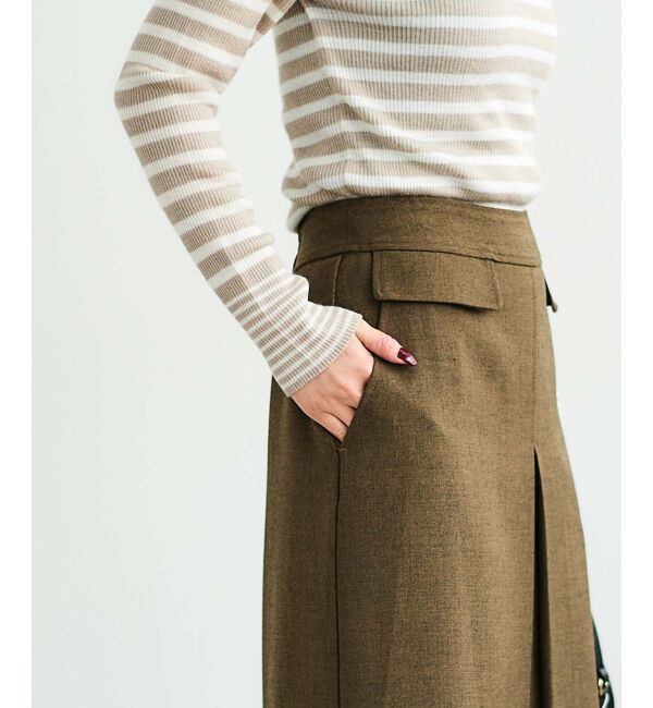 le.coeur blanc「ボックスタックロングスカート」|スカート|