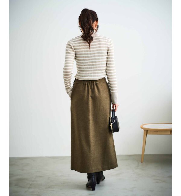 le.coeur blanc「ボックスタックロングスカート」|スカート|
