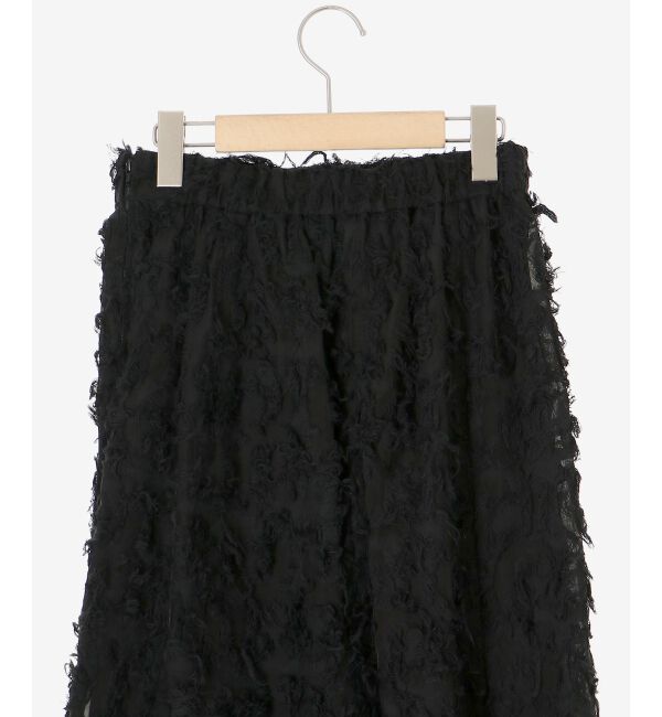 le.coeur blanc「《手洗い可能》カットジャガードギャザースカート」|スカート|