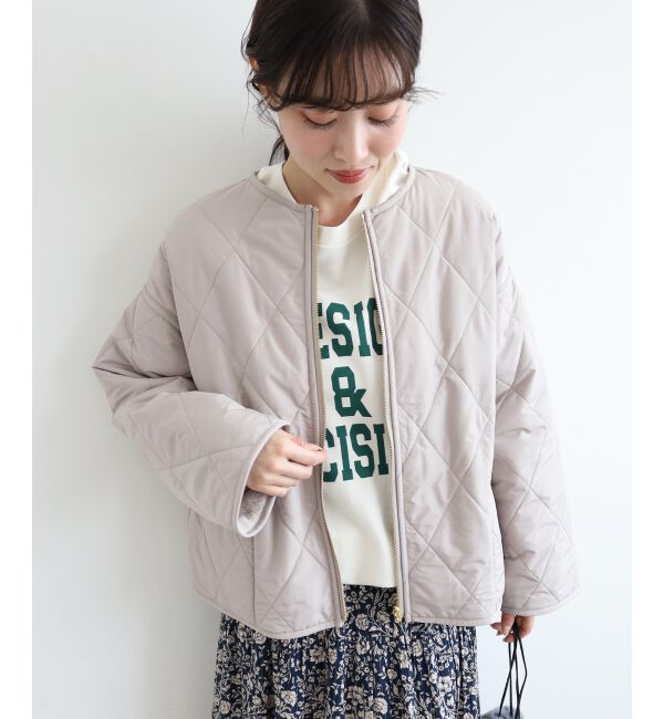  「リバーシブルタフタ&times;ファーキルトジャケット」|その他|