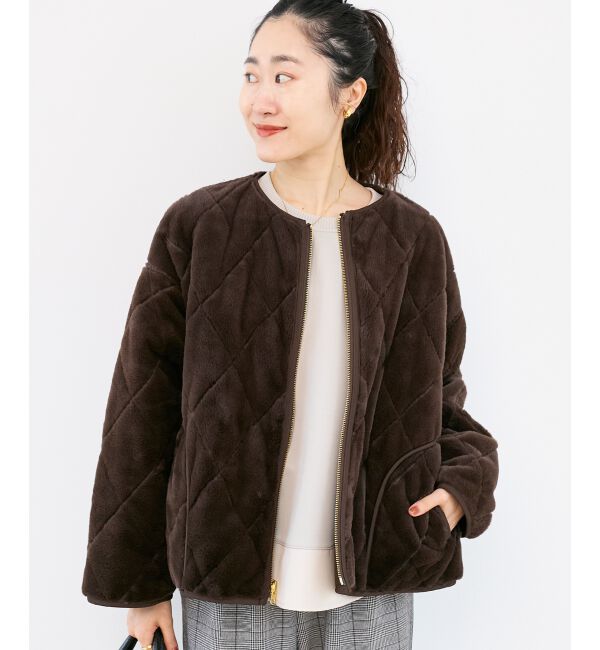  「リバーシブルタフタ&times;ファーキルトジャケット」|その他|