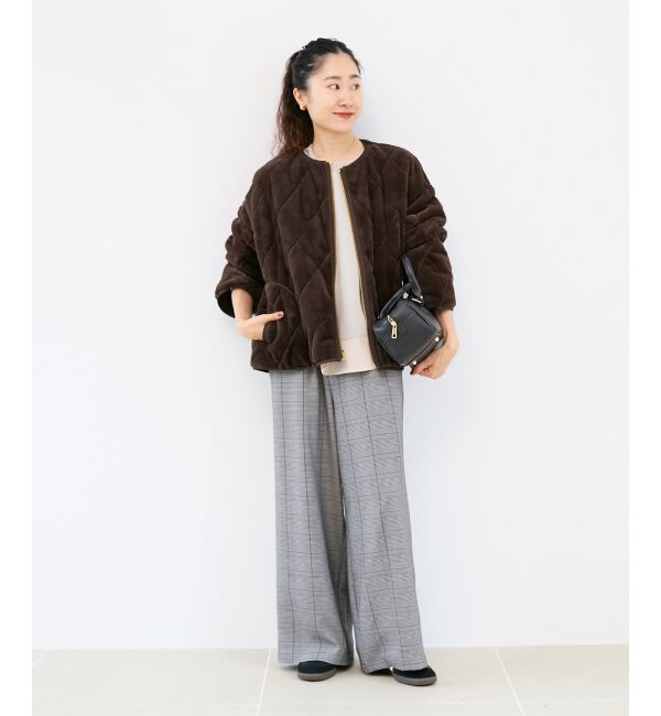  「リバーシブルタフタ&times;ファーキルトジャケット」|その他|