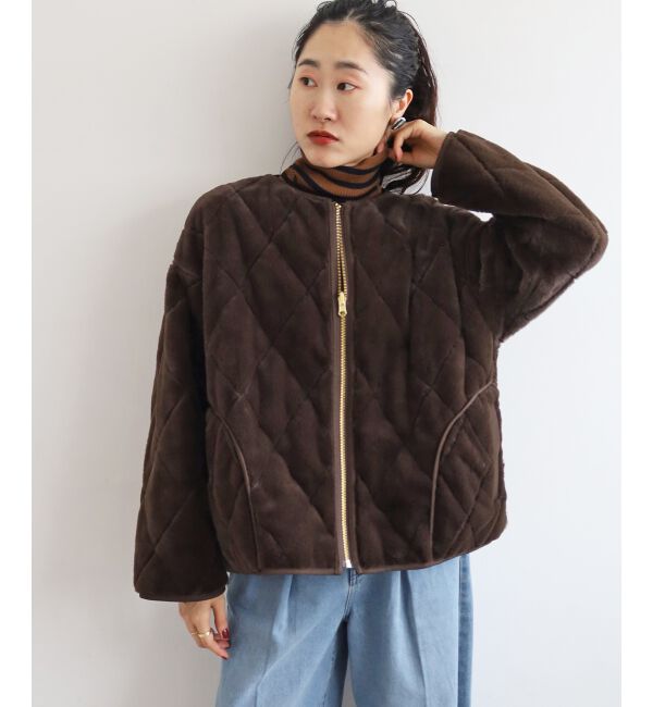  「リバーシブルタフタ&times;ファーキルトジャケット」|その他|