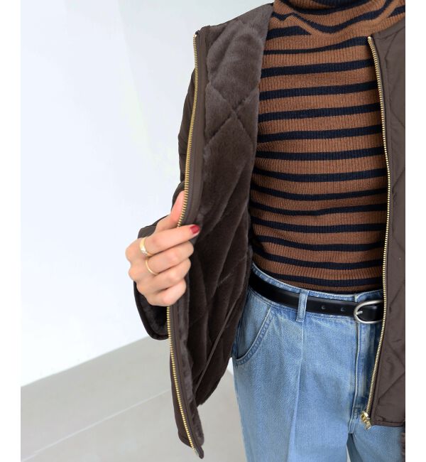  「リバーシブルタフタ&times;ファーキルトジャケット」|その他|