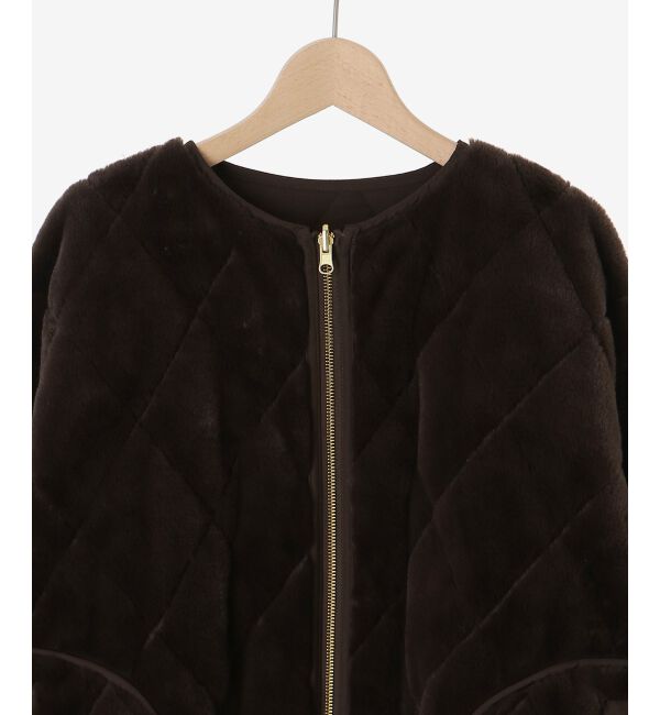  「リバーシブルタフタ&times;ファーキルトジャケット」|その他|