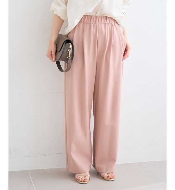  「麻混メランジツータックパンツ」|その他|