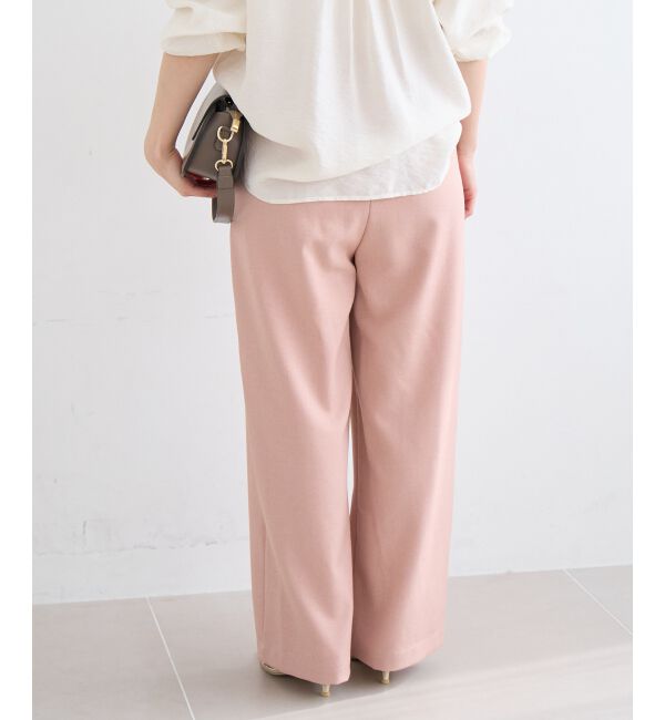  「麻混メランジツータックパンツ」|その他|