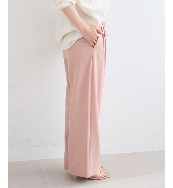  「麻混メランジツータックパンツ」|その他|