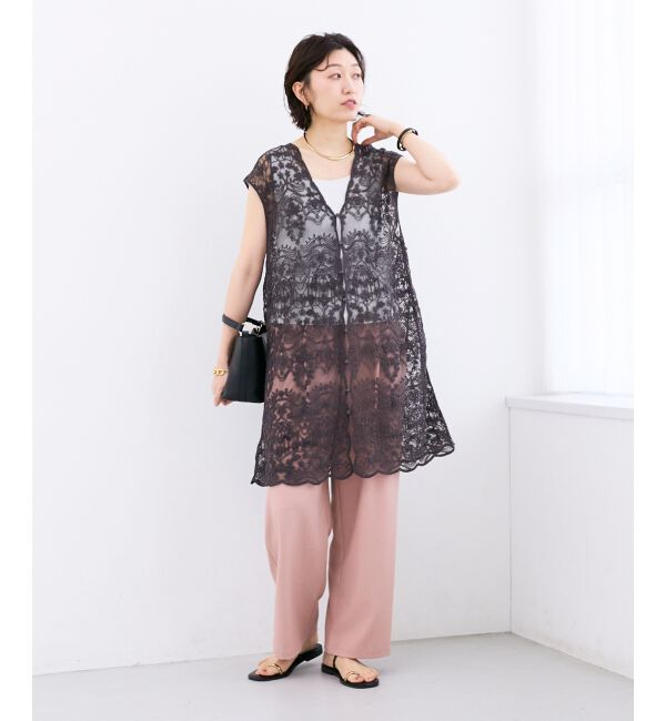  「麻混メランジツータックパンツ」|その他|