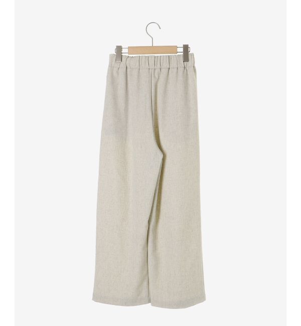  「麻混メランジツータックパンツ」|その他|