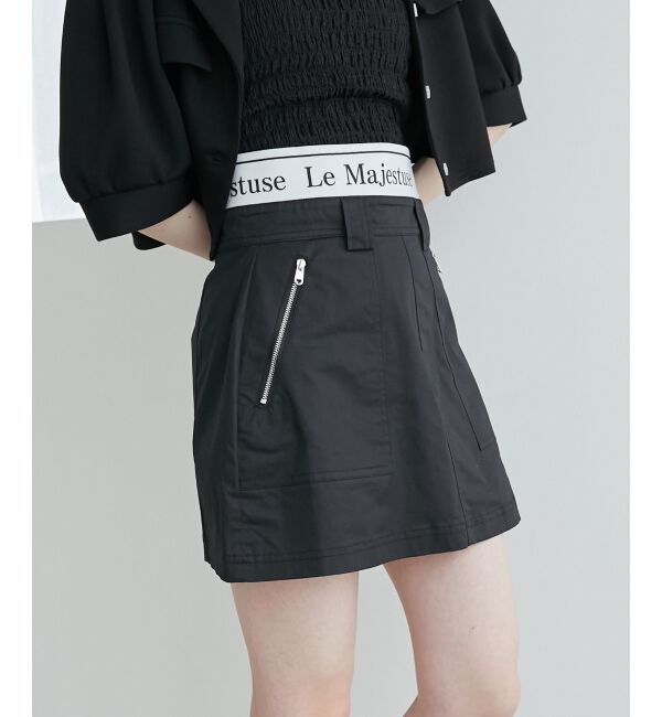 MAJESTICLEGON「ウエストロゴカーゴミニスカパン」|スカート|