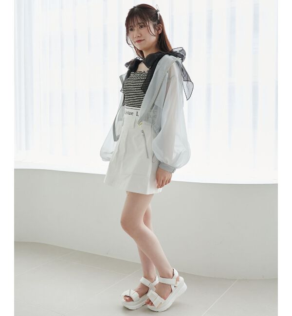 MAJESTICLEGON「ウエストロゴカーゴミニスカパン」|スカート|