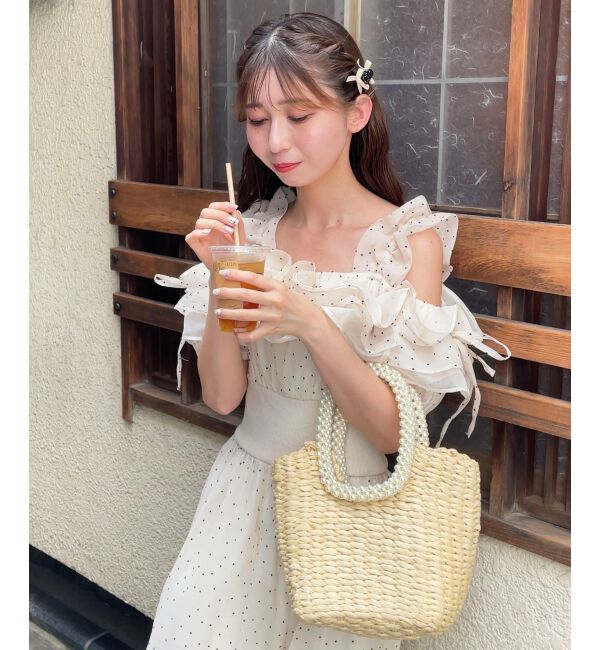 MAJESTICLEGON「ミルフィーユフリルコルセットワンピ」|ワンピース|