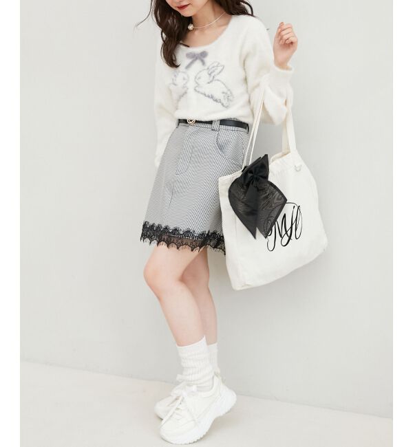 MAJESTICLEGON「細ベルトミニスカパン」|スカート|