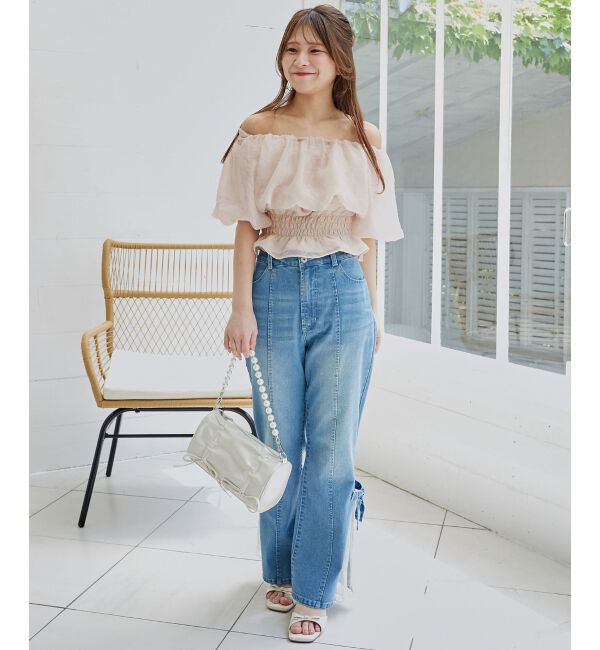  「前後2wayバルーン袖ブラウス」|シャツ・ブラウス|