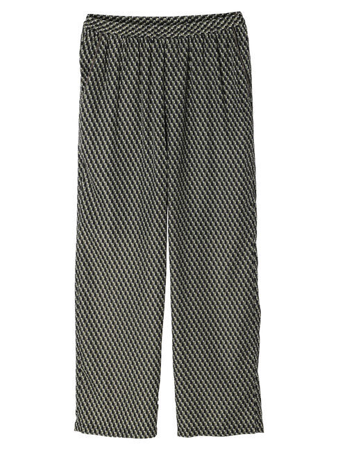 earth music&ecology「ジオメトリック柄サテンパンツ」|その他|