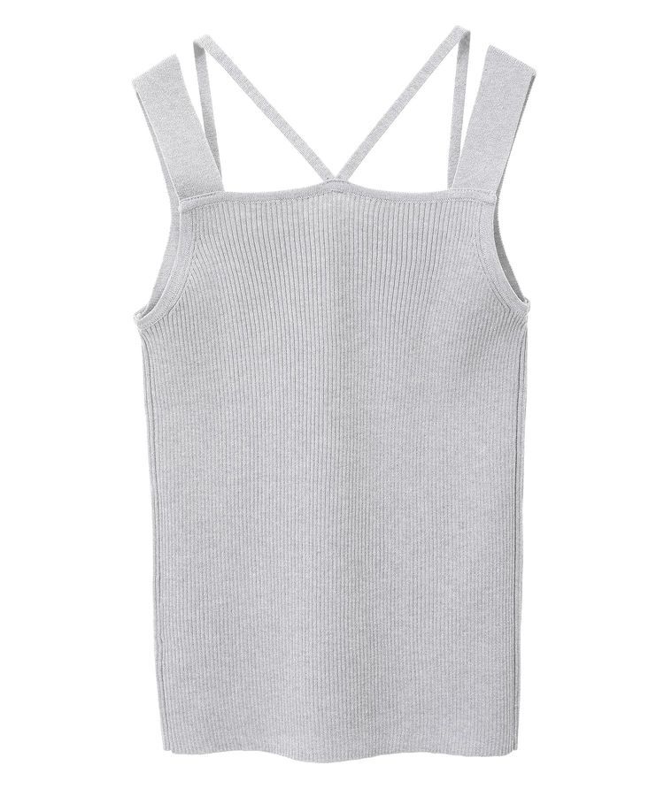 earth music&ecology「レイヤードニットタンクトップ」|キャミソール|