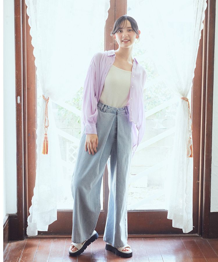 earth music&ecology「レイヤードニットタンクトップ」|キャミソール|