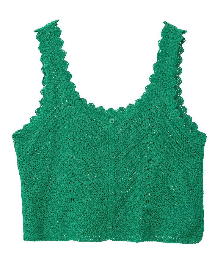 earth music&ecology「クロシェビスチェ」|ベスト・ジレ|Green