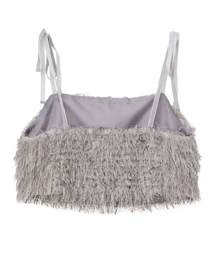 earth music&ecology「ラメミックスフェザービスチェ」|ベスト・ジレ|