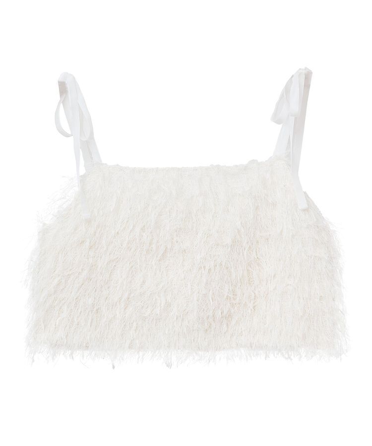 earth music&ecology「ラメミックスフェザービスチェ」|ベスト・ジレ|