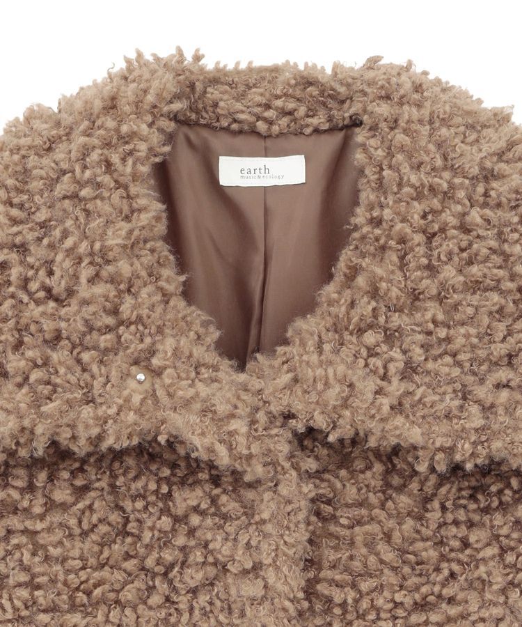 earth music&ecology「プードルファーショートブルゾン」|ブルゾン・スタジャン|