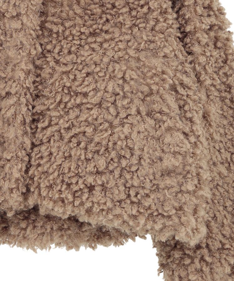 earth music&ecology「プードルファーショートブルゾン」|ブルゾン・スタジャン|