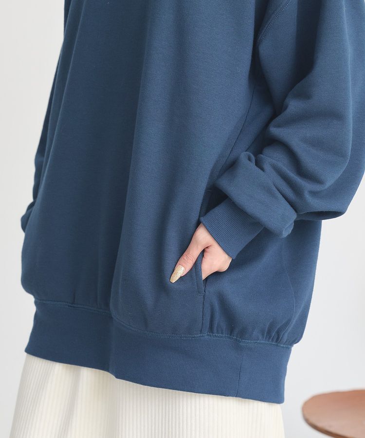 earth music&ecology「サイドリブロゴスウェット」|スウェット・ジャージ|