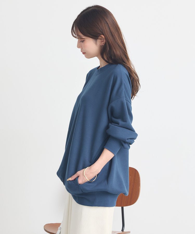 earth music&ecology「サイドリブロゴスウェット」|スウェット・ジャージ|